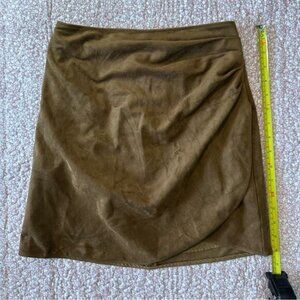 Abercrombie & Fitch Suede Mini Skirt